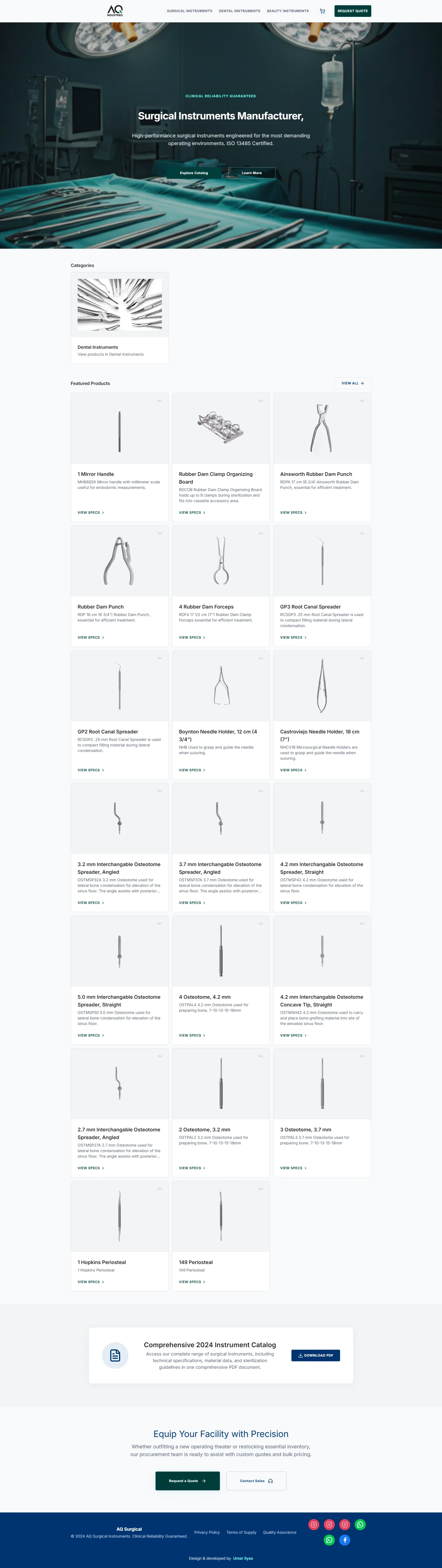 AQ Surgical - Clinical reliability guaranteed.